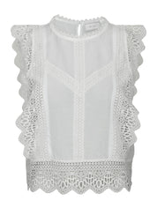 Samia Lace Top – 120 WHITE