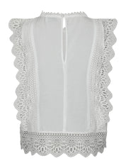 Samia Lace Top – 120 WHITE