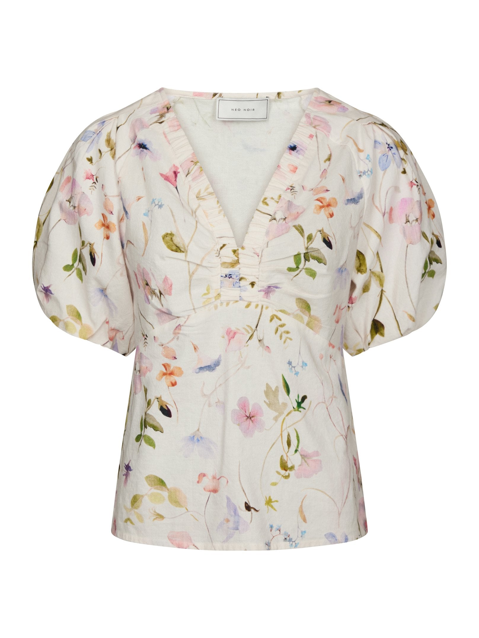 IRINA FLOWER BLOUSE 121 OFF WHITE