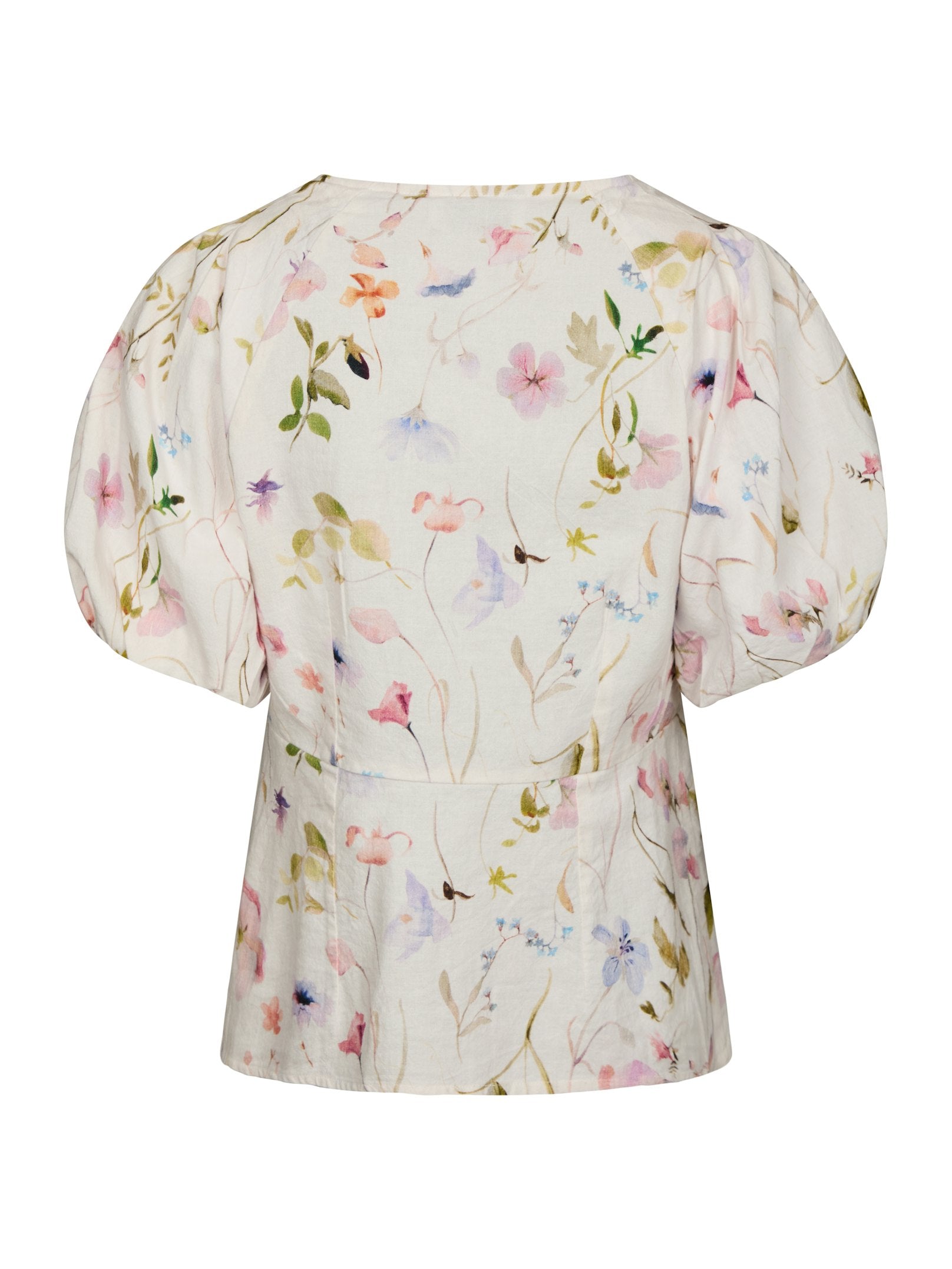 IRINA FLOWER BLOUSE 121 OFF WHITE