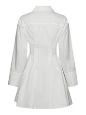 Ulissa Poplin Shirt Dress – 121 OFF WHITE