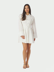 Ulissa Poplin Shirt Dress – 121 OFF WHITE
