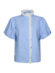 Ulia Stripe Blouse – 375 BLUE STRIPE