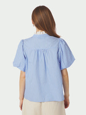 Ulia Stripe Blouse – 375 BLUE STRIPE