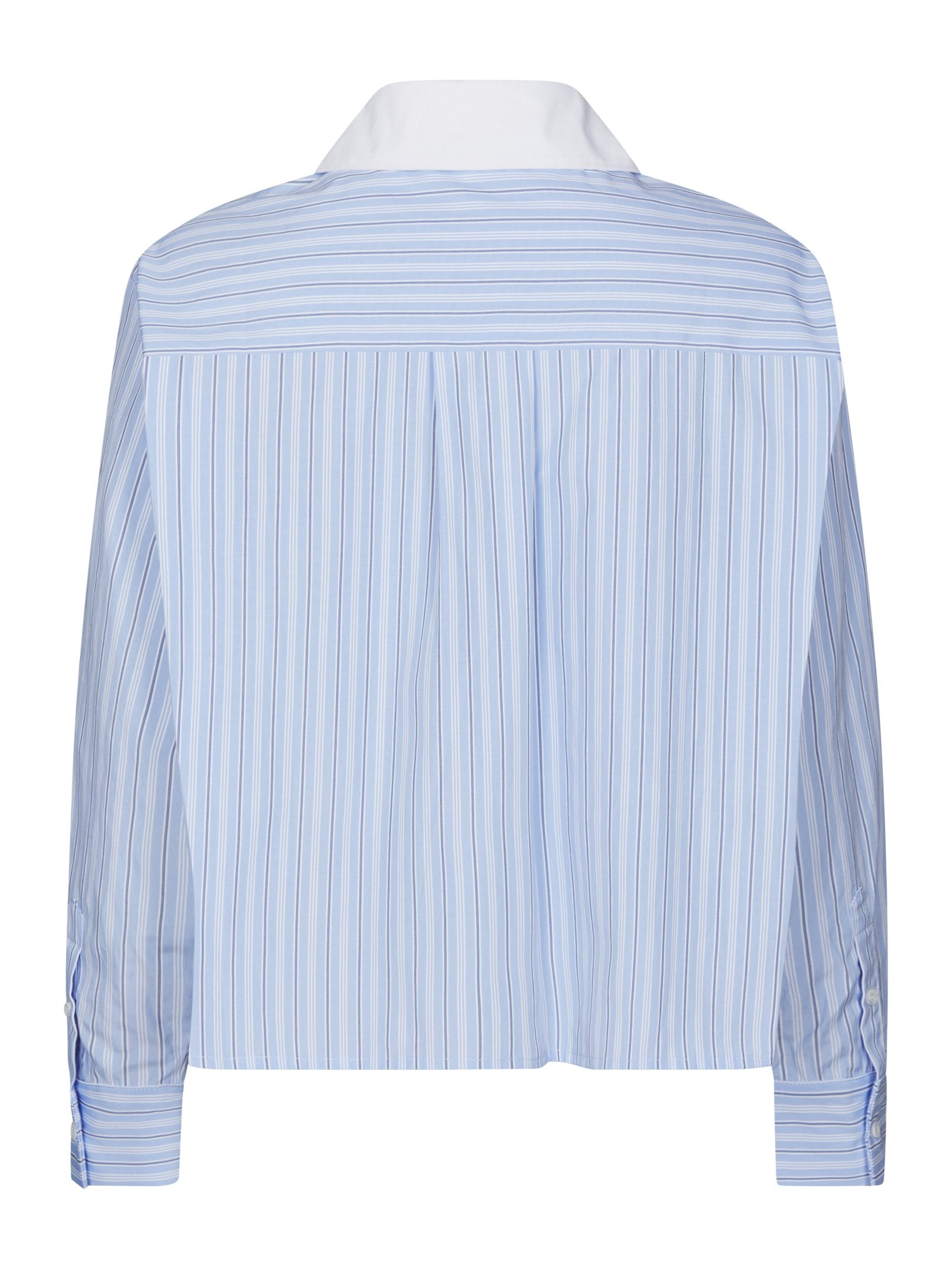 DELFIA STRIPE SHIRT 665 LIGHT BLUE