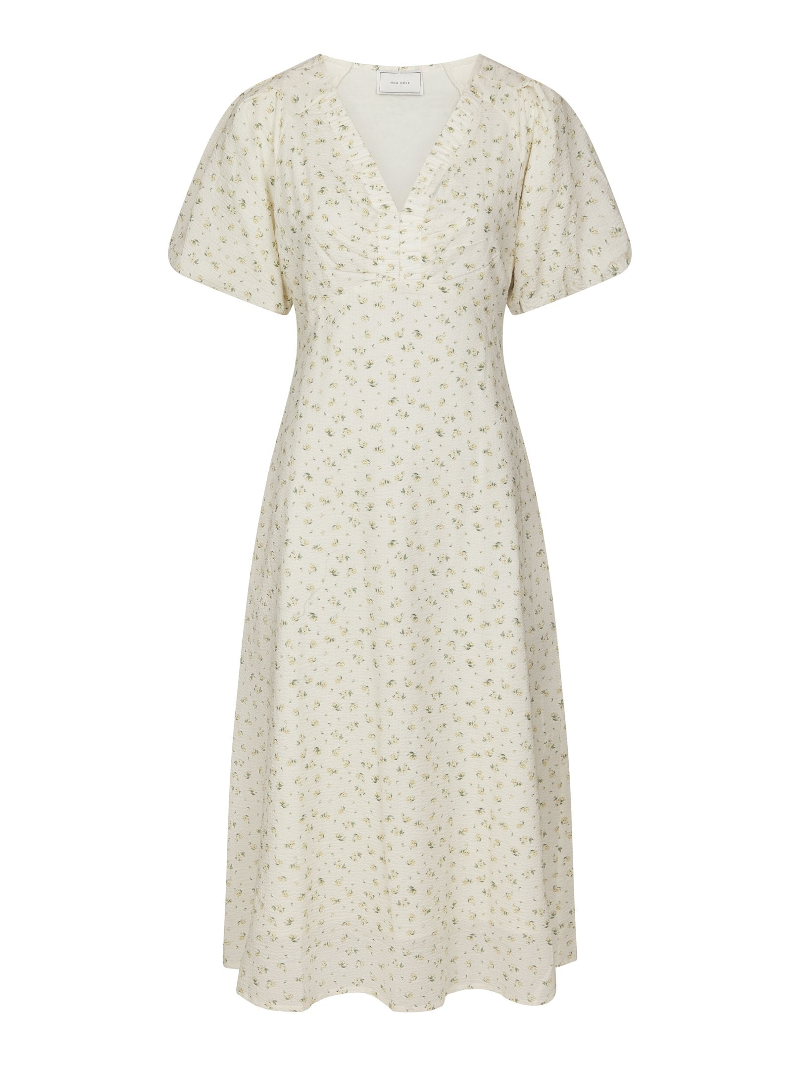 Illana Small Rose Flower Dress – 191 LIGHT YELLOW