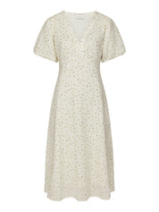 Illana Small Rose Flower Dress – 191 LIGHT YELLOW
