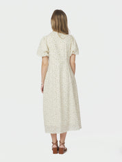 Illana Small Rose Flower Dress – 191 LIGHT YELLOW