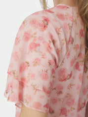 CELESSE FLOWER FADE DRESS 754 LIGHT PINK