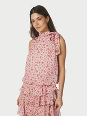 Veda Flower Top – 630 DUSTY ROSE