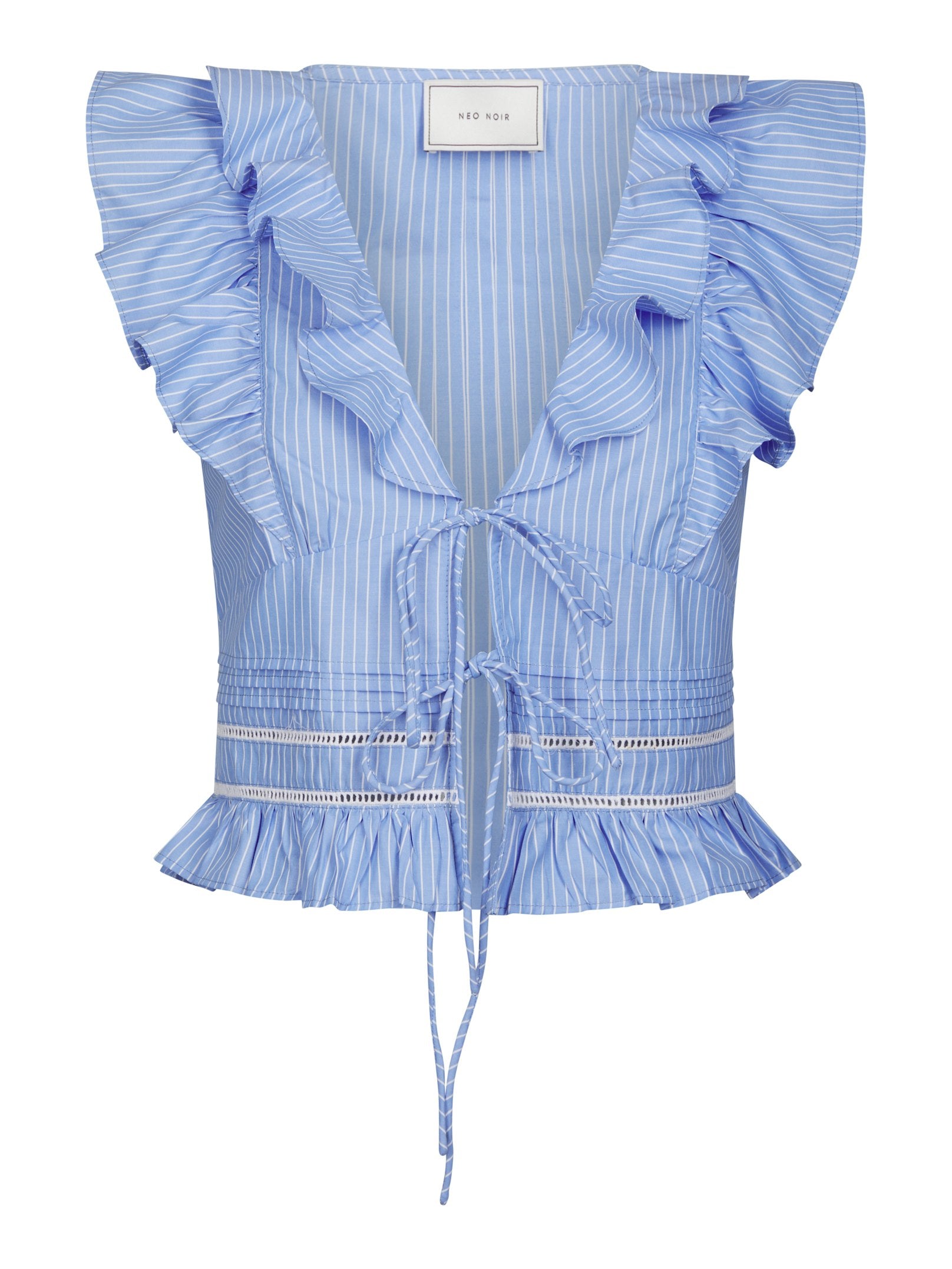 JOLIA STRIPE TOP 145 LIGHT BLUE