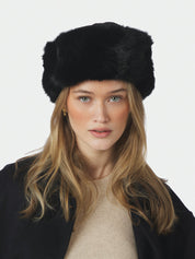 Nappi Faux Fur Hat – BLACK