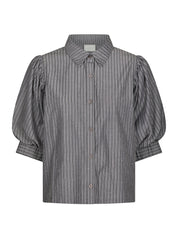 Etta Stripe B Shirt – DARK GREY