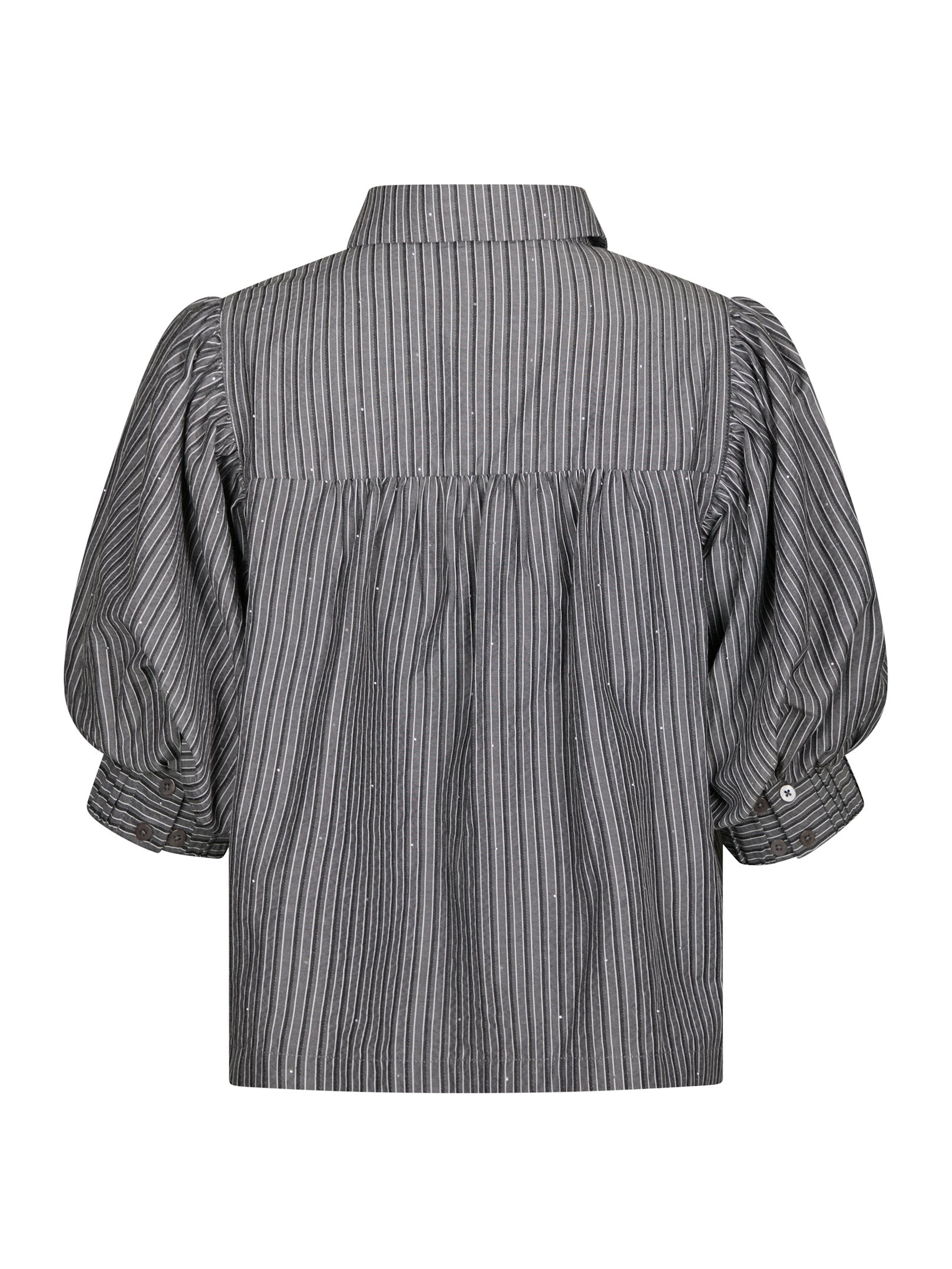 Etta Stripe B Shirt – DARK GREY