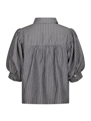 Etta Stripe B Shirt – DARK GREY