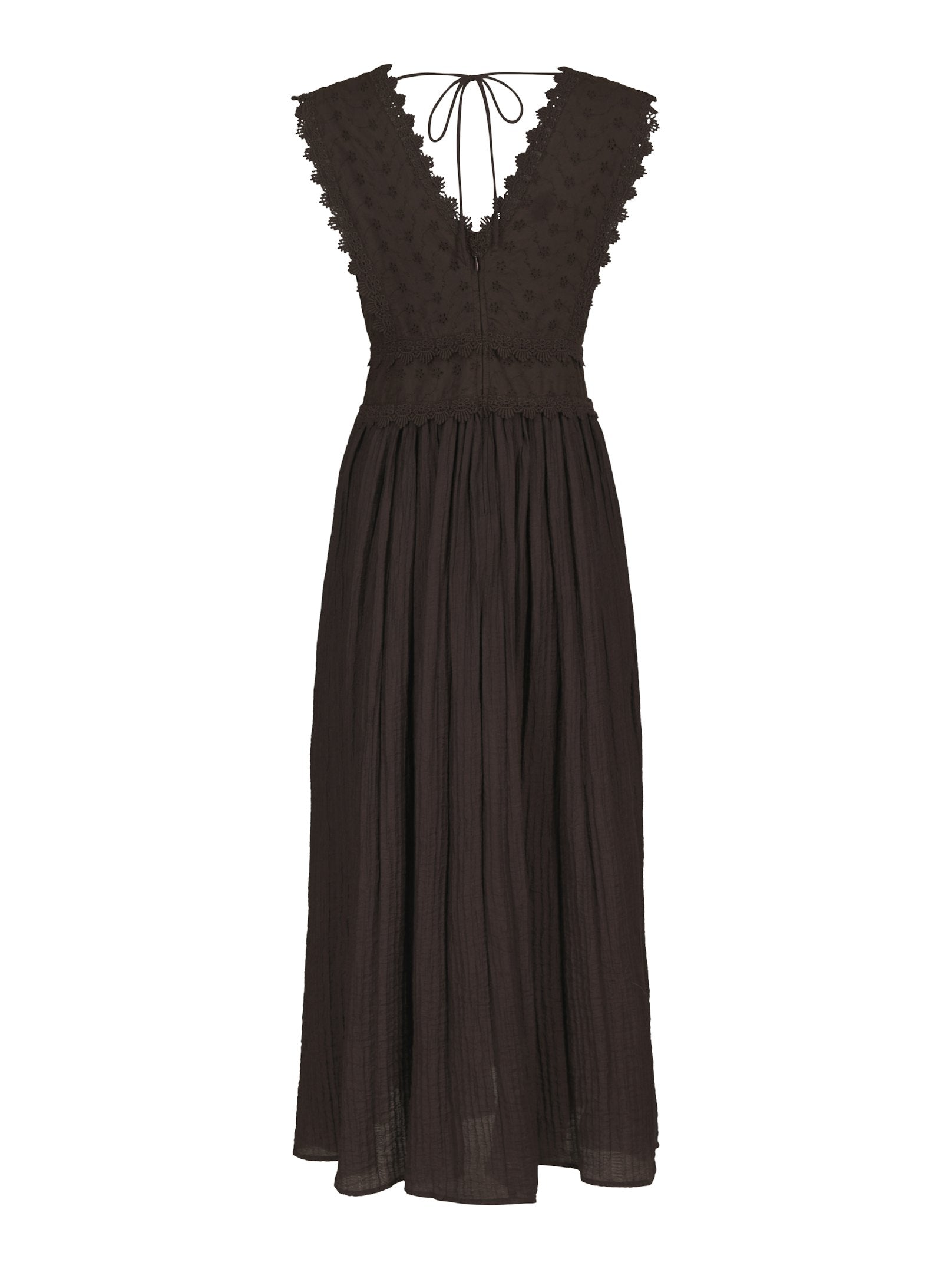 Arista Lace Dress – DARK BROWN