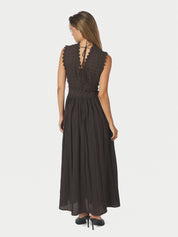 Arista Lace Dress – DARK BROWN
