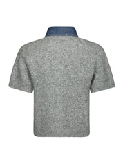 Amoria Knit Cardigan – GREY MELANGE