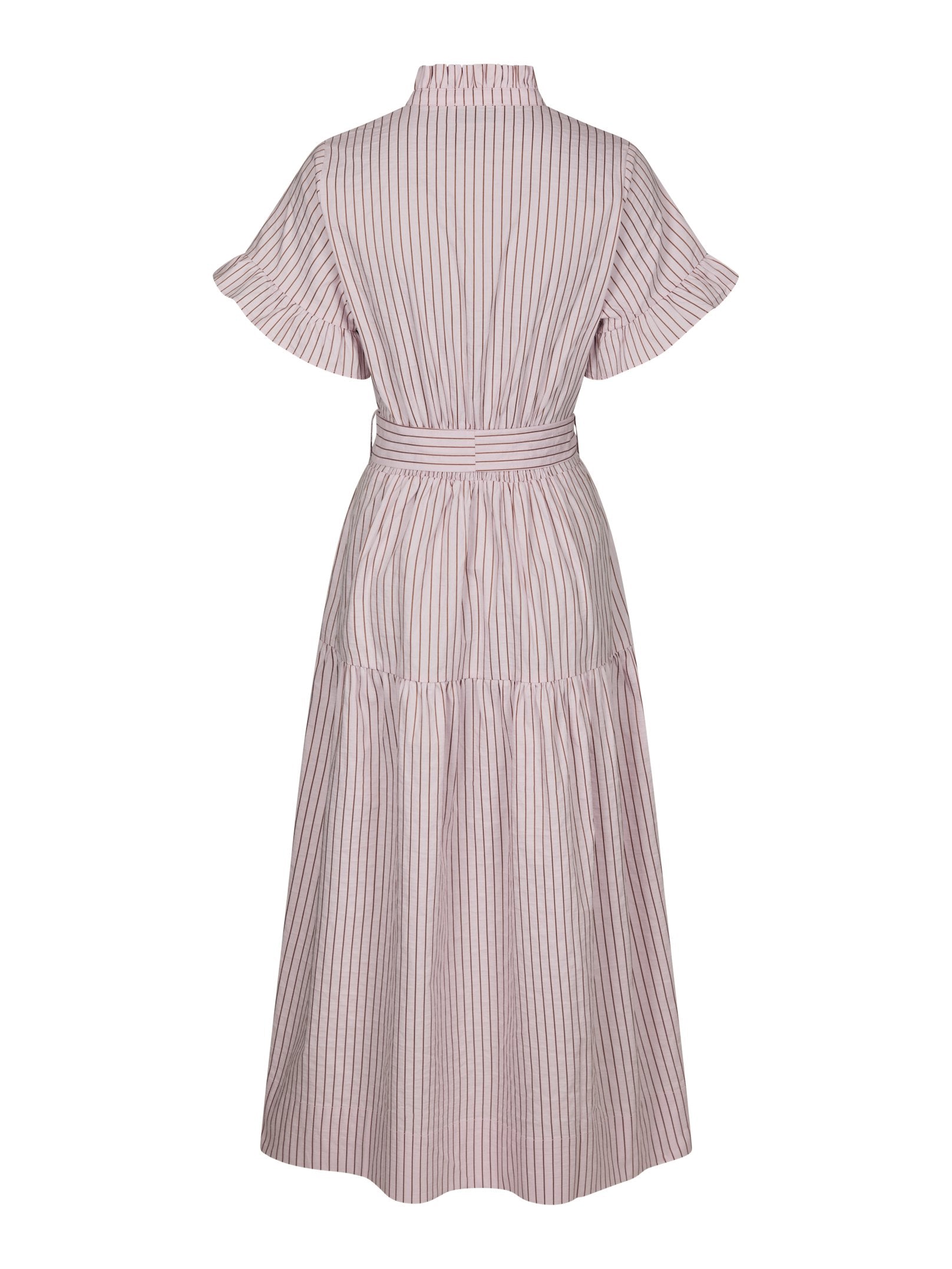 NESSIE STRUCTURE STRIPE DRESS 754 LIGHT PINK
