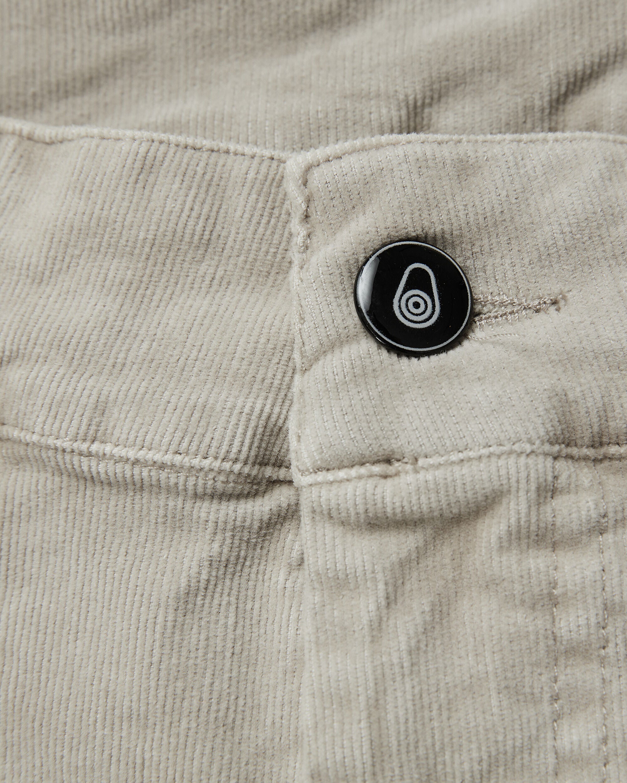BLOCKED CORDUROY SHORTS 118 FEATHER GRAY