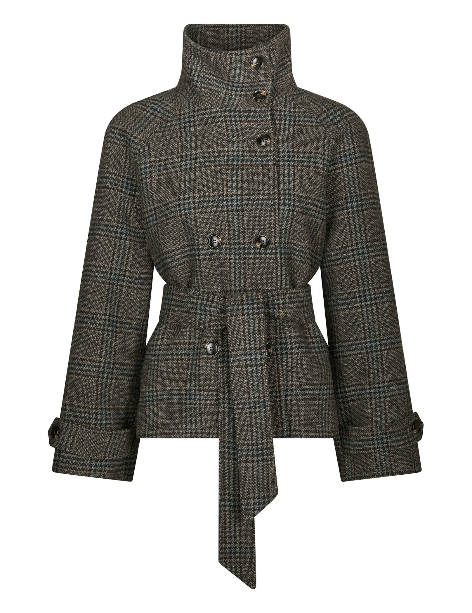 Munet Check Jacket – DARK GREY