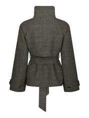 Munet Check Jacket – DARK GREY