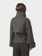 Munet Check Jacket – DARK GREY