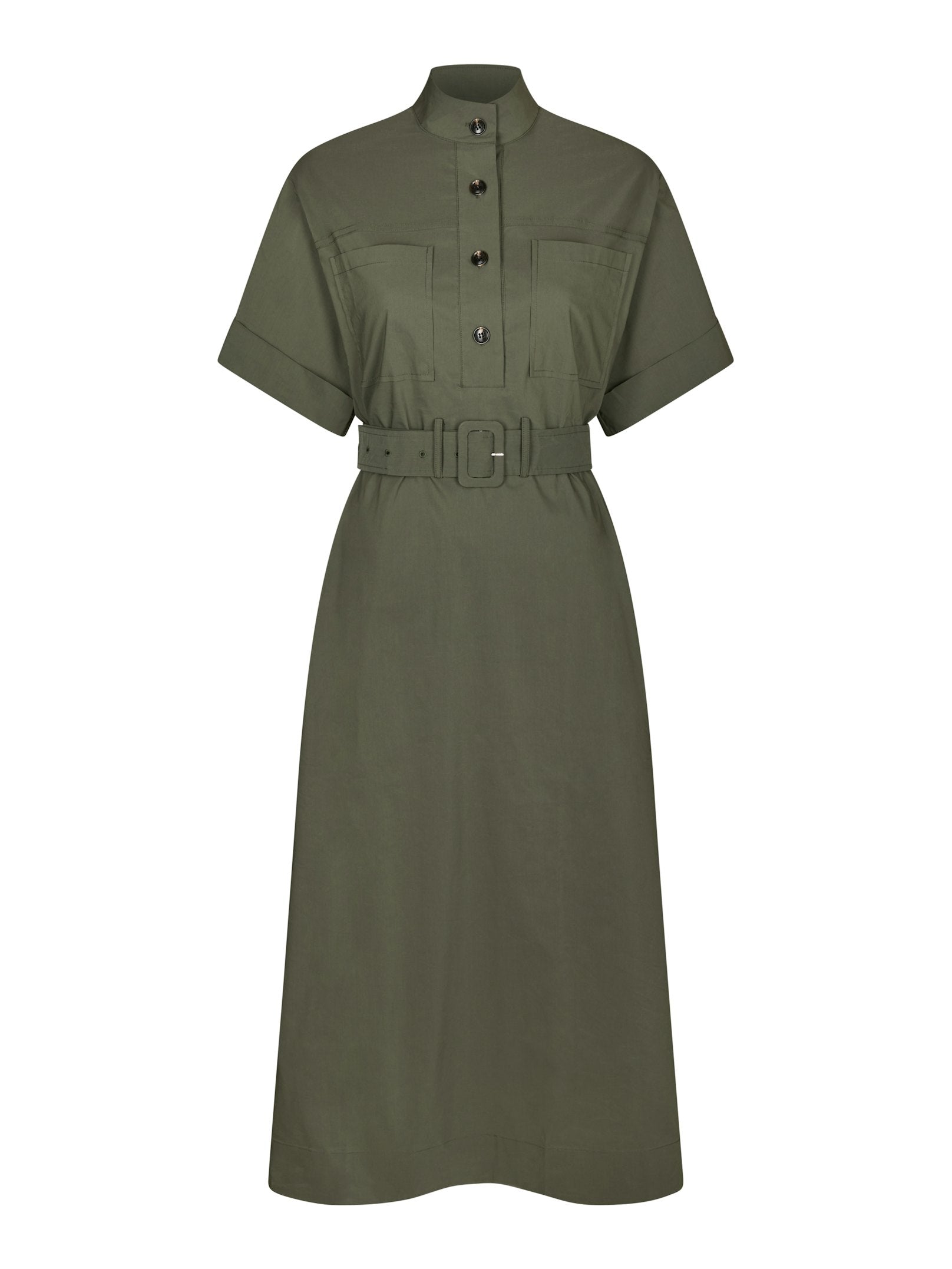 Cina Poplin Dress – ARMY