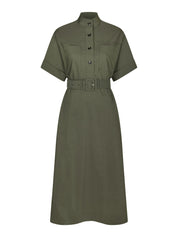 Cina Poplin Dress – ARMY