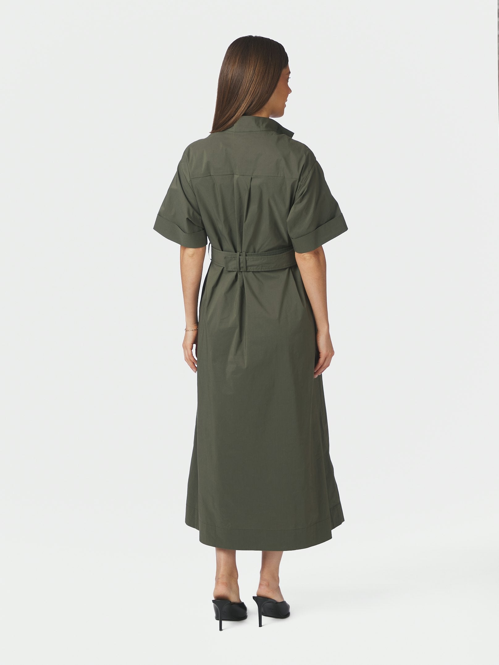 Cina Poplin Dress – ARMY