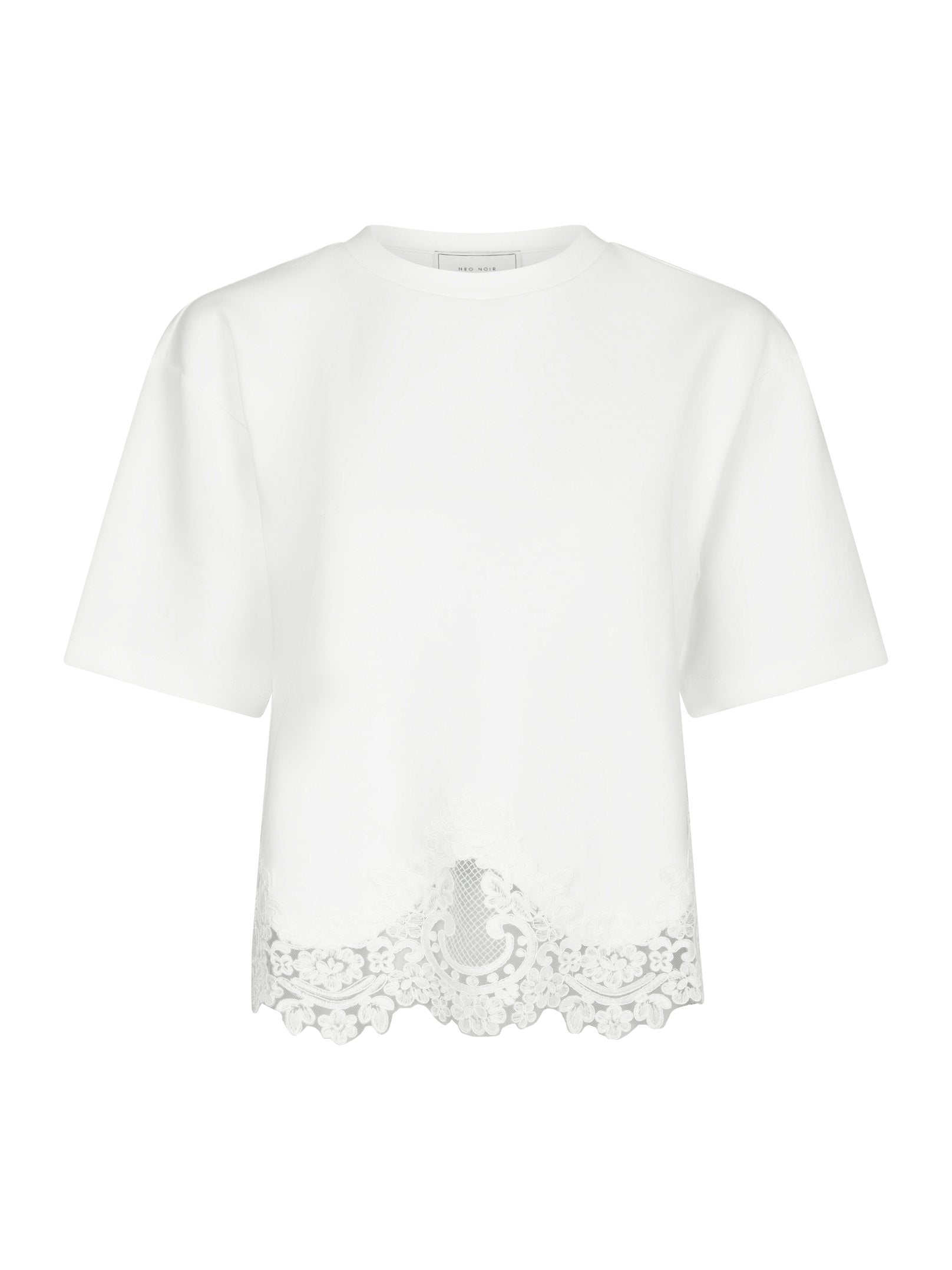 Iria Lace Tee – 120 WHITE