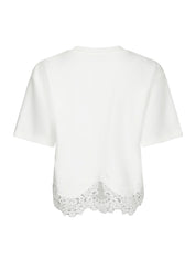 Iria Lace Tee – 120 WHITE