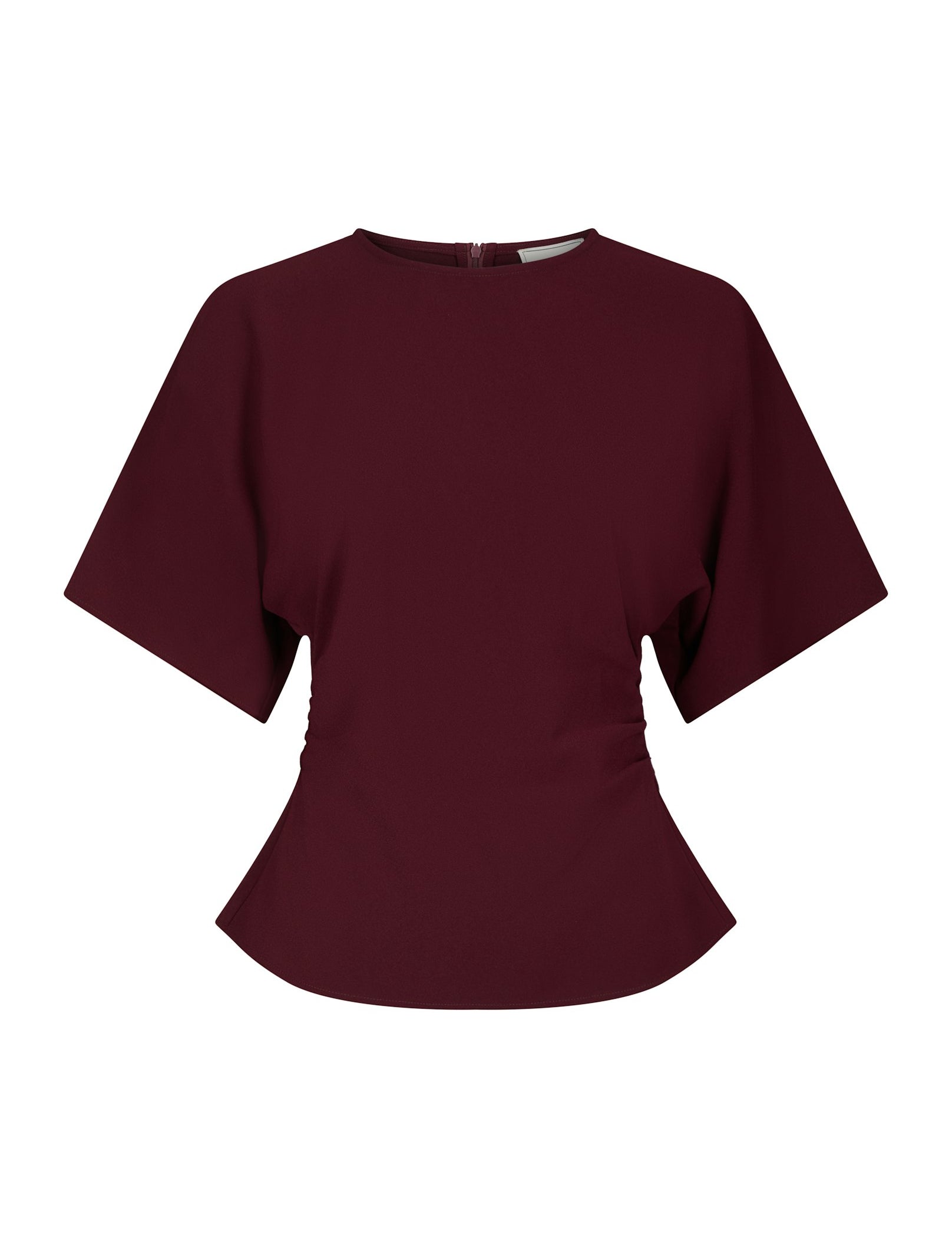 Miriel Drape Blouse – PLUM