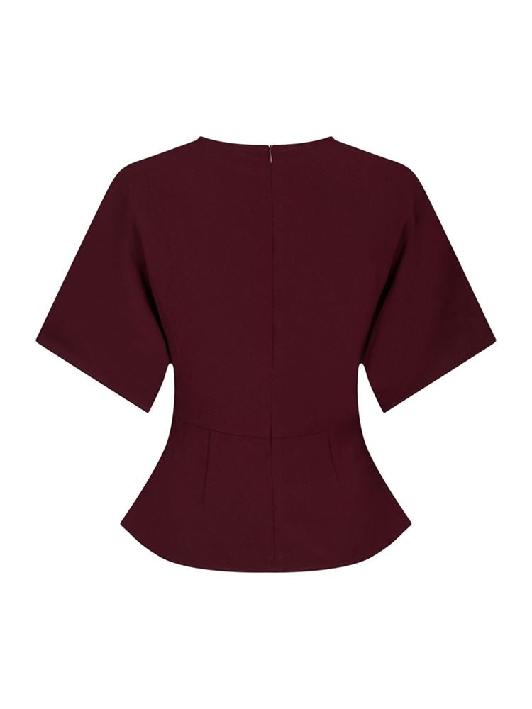 MIRIEL DRAPE BLOUSE