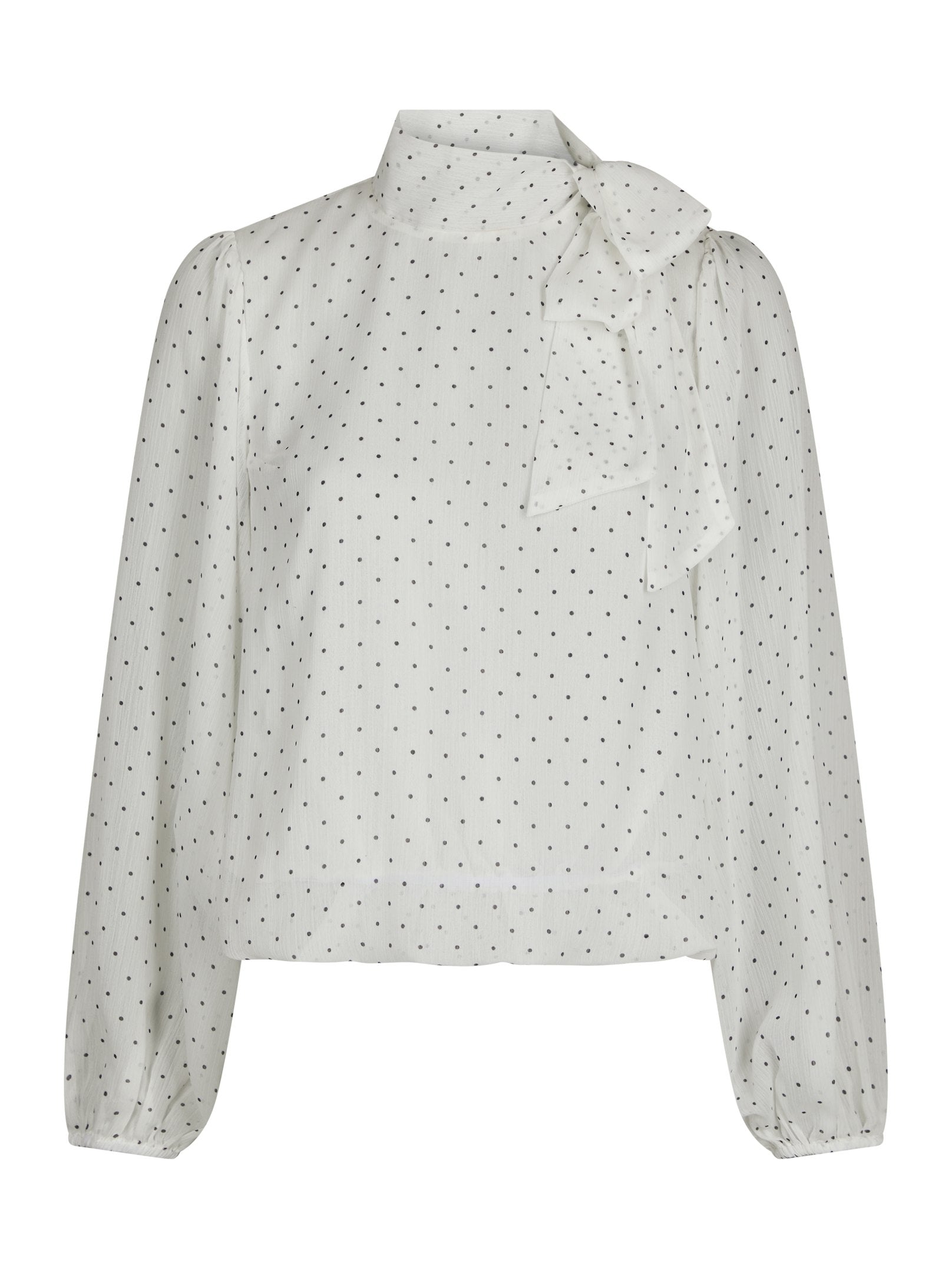 Dorellie Dot Blouse – OFF WHITE