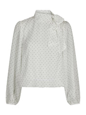 Dorellie Dot Blouse – OFF WHITE