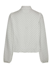 Dorellie Dot Blouse – OFF WHITE