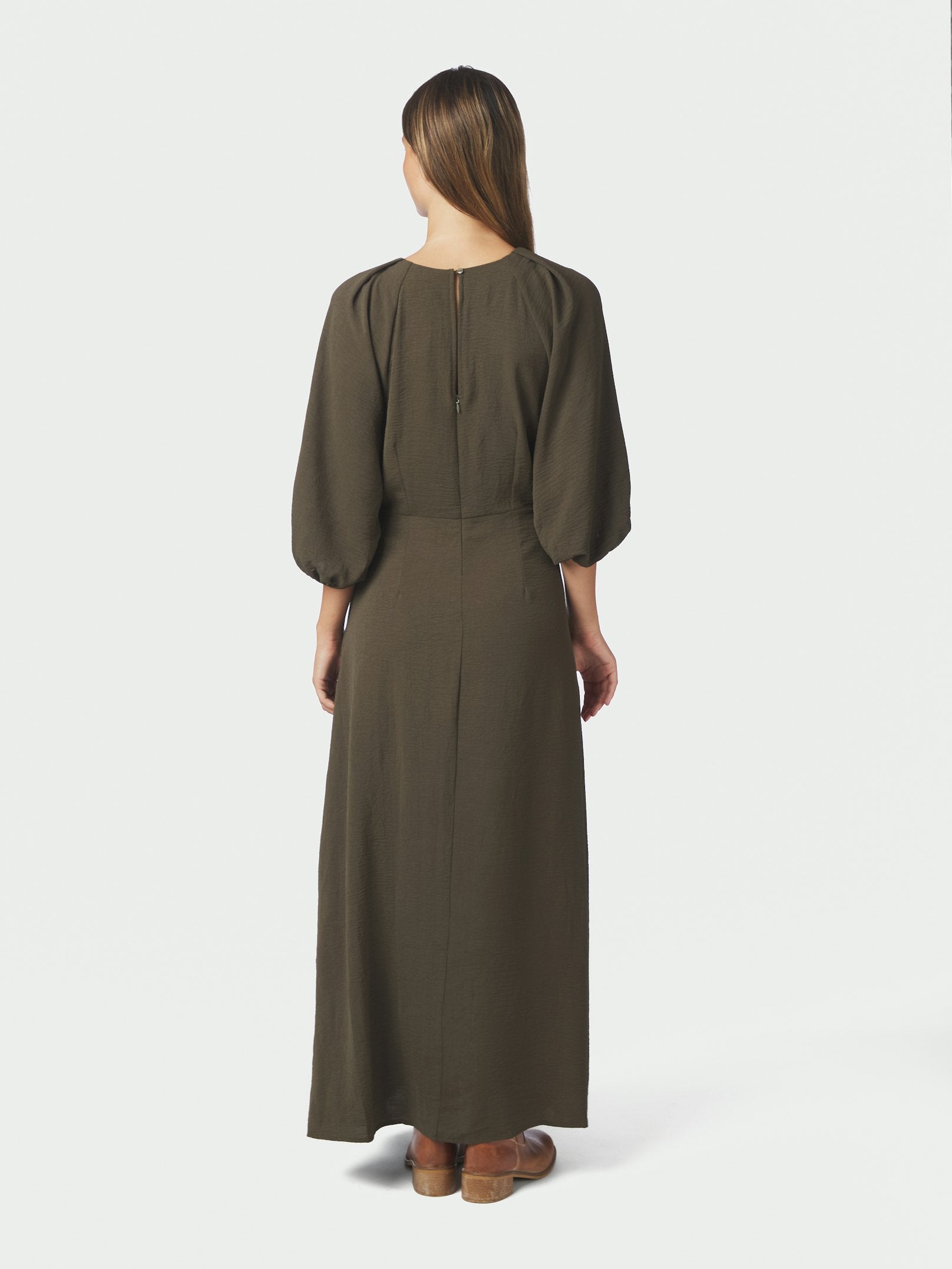 Meriel Structure Solid Dress – ARMY