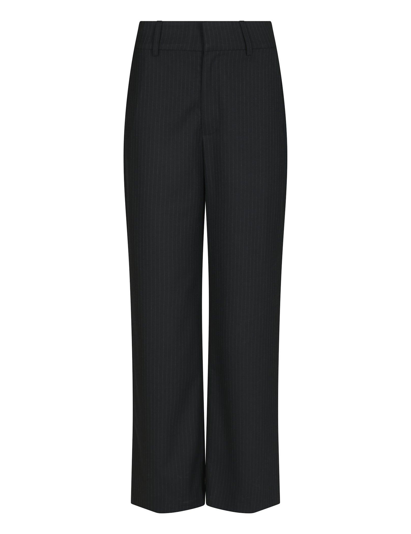 Nathalie Slim Pinstripe Pant – DARK NAVY