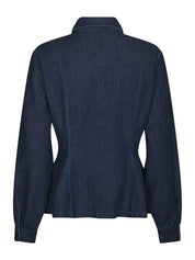 Melody Denim Shirt – DARK BLUE