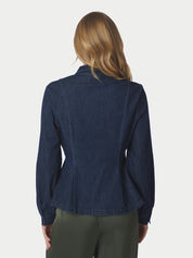 Melody Denim Shirt – DARK BLUE