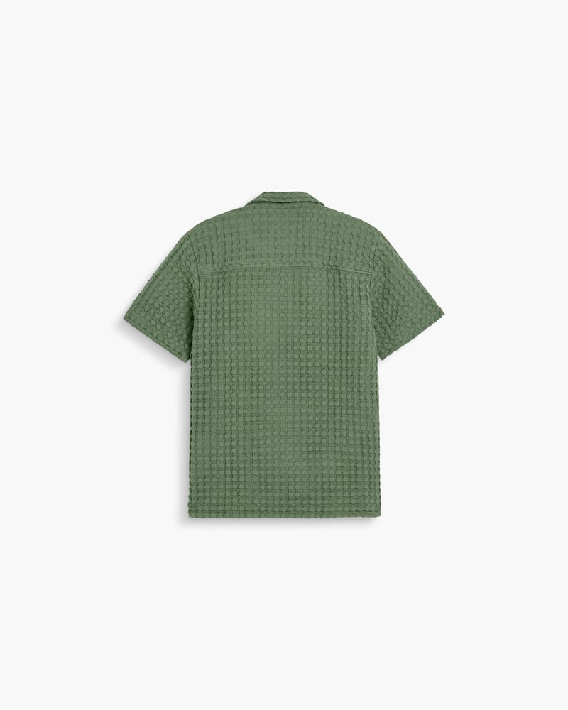 Waffle Cuba Shirt – 54 GREEN