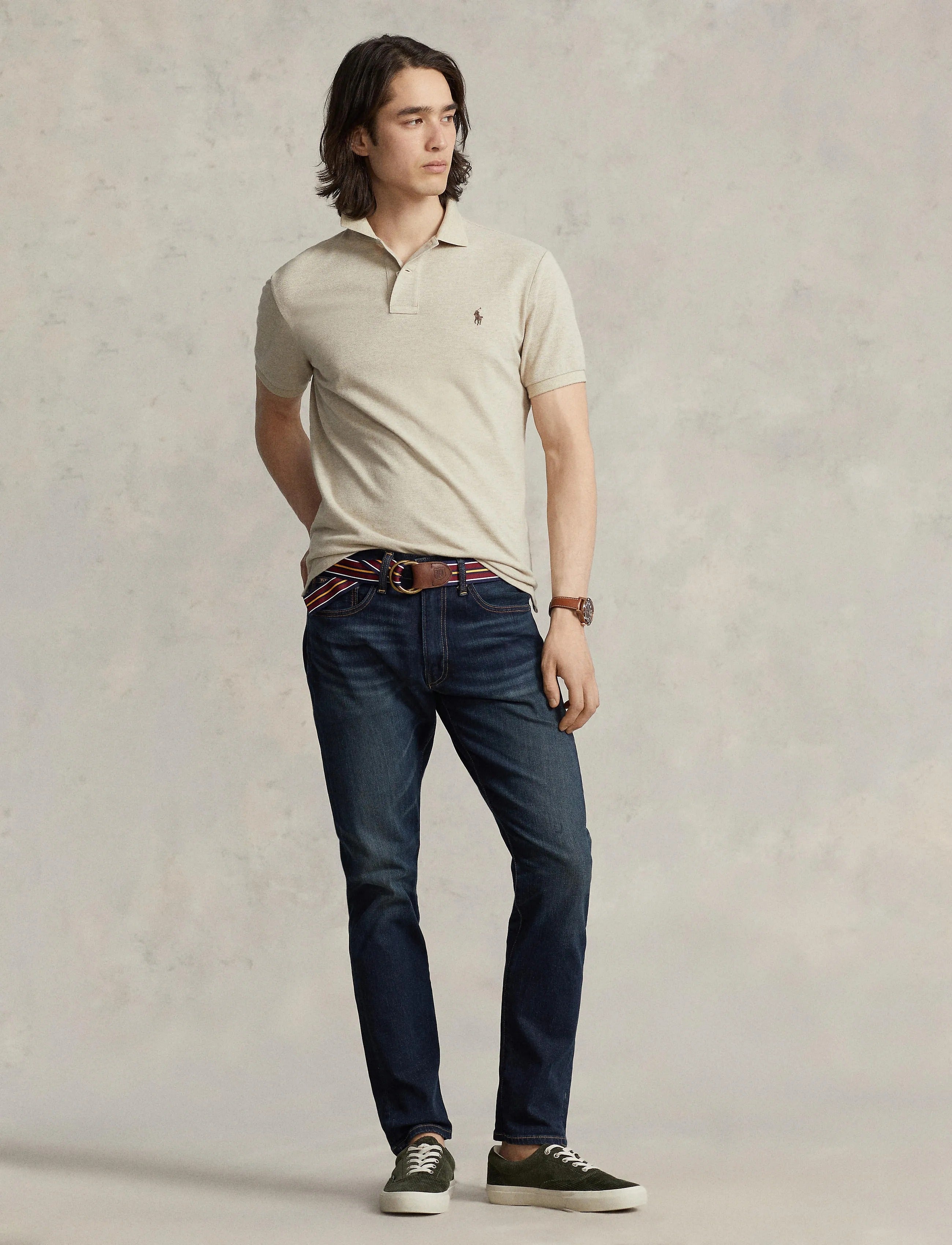 SHORT SLEEVE KNIT 342 EXPEDITION DUNE HEATHER/C8888