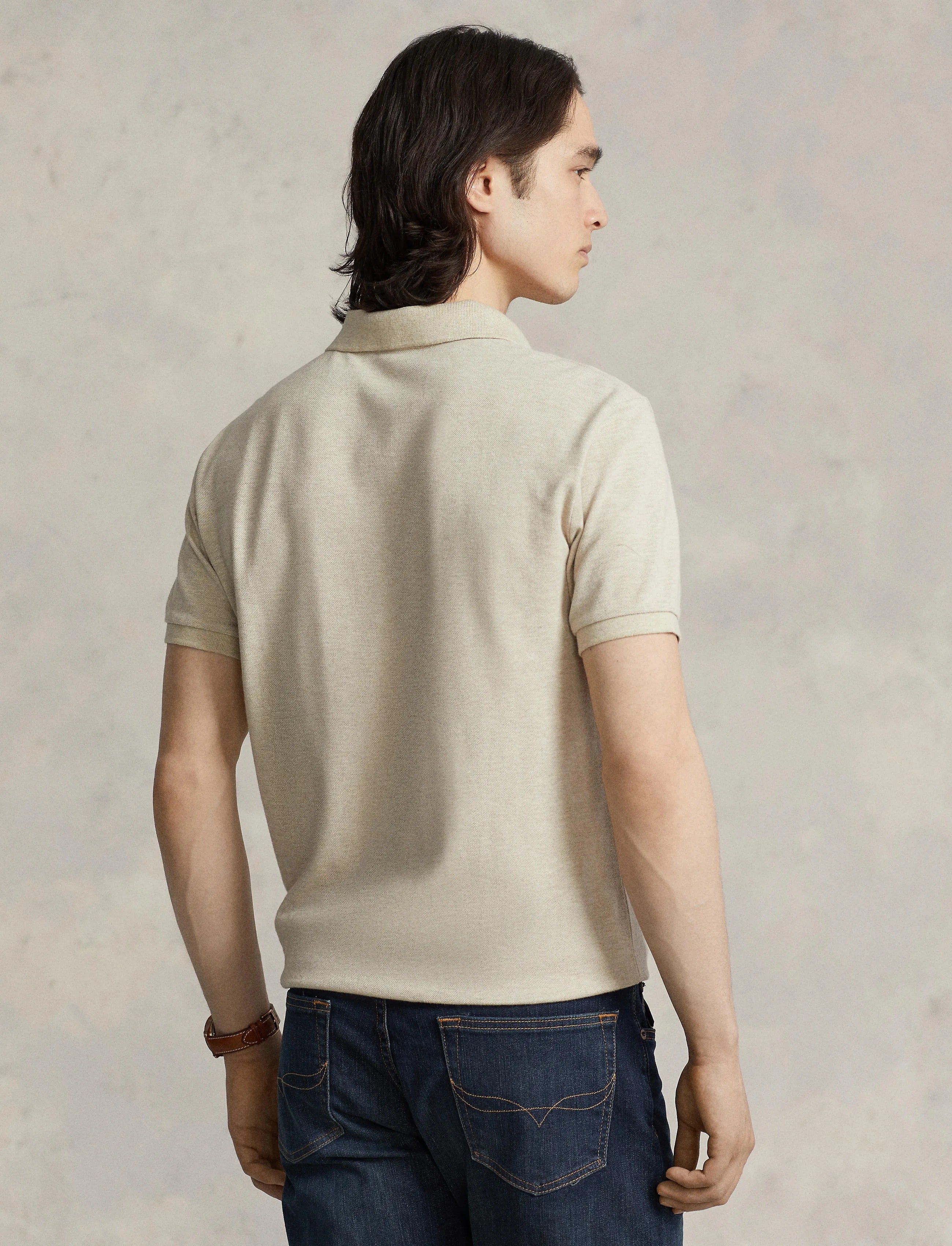 SHORT SLEEVE KNIT 342 EXPEDITION DUNE HEATHER/C8888