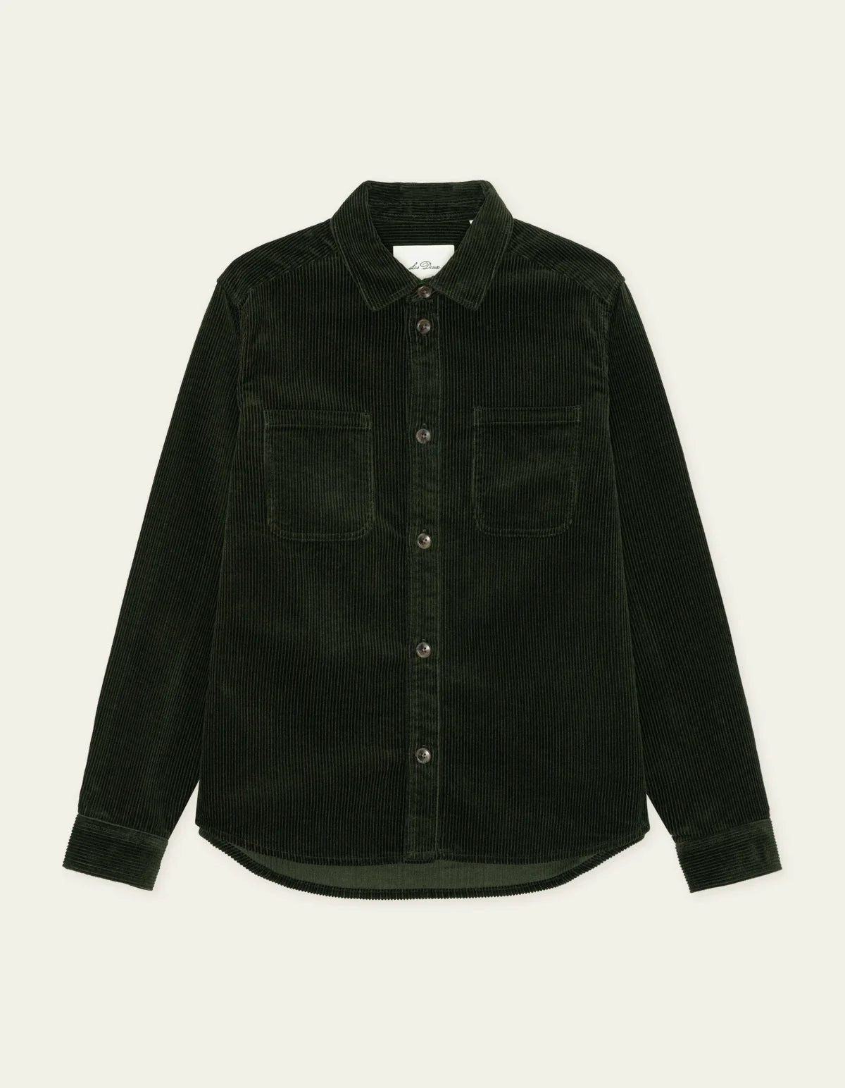 Les Deux Corduroy Overshirt, Rosin Green