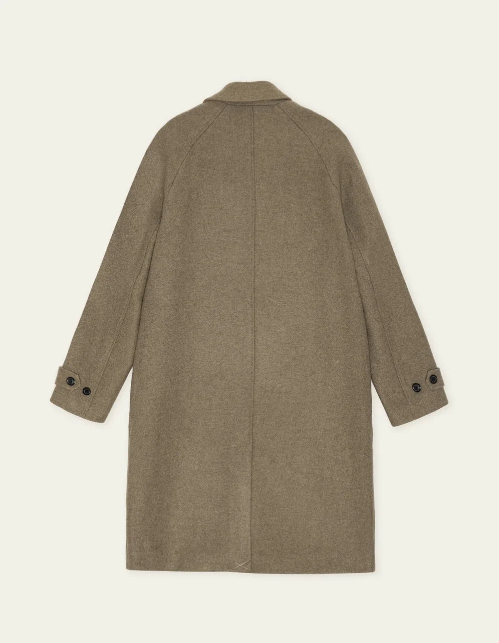 SOLID WOOL COAT