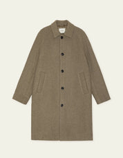 SOLID WOOL COAT