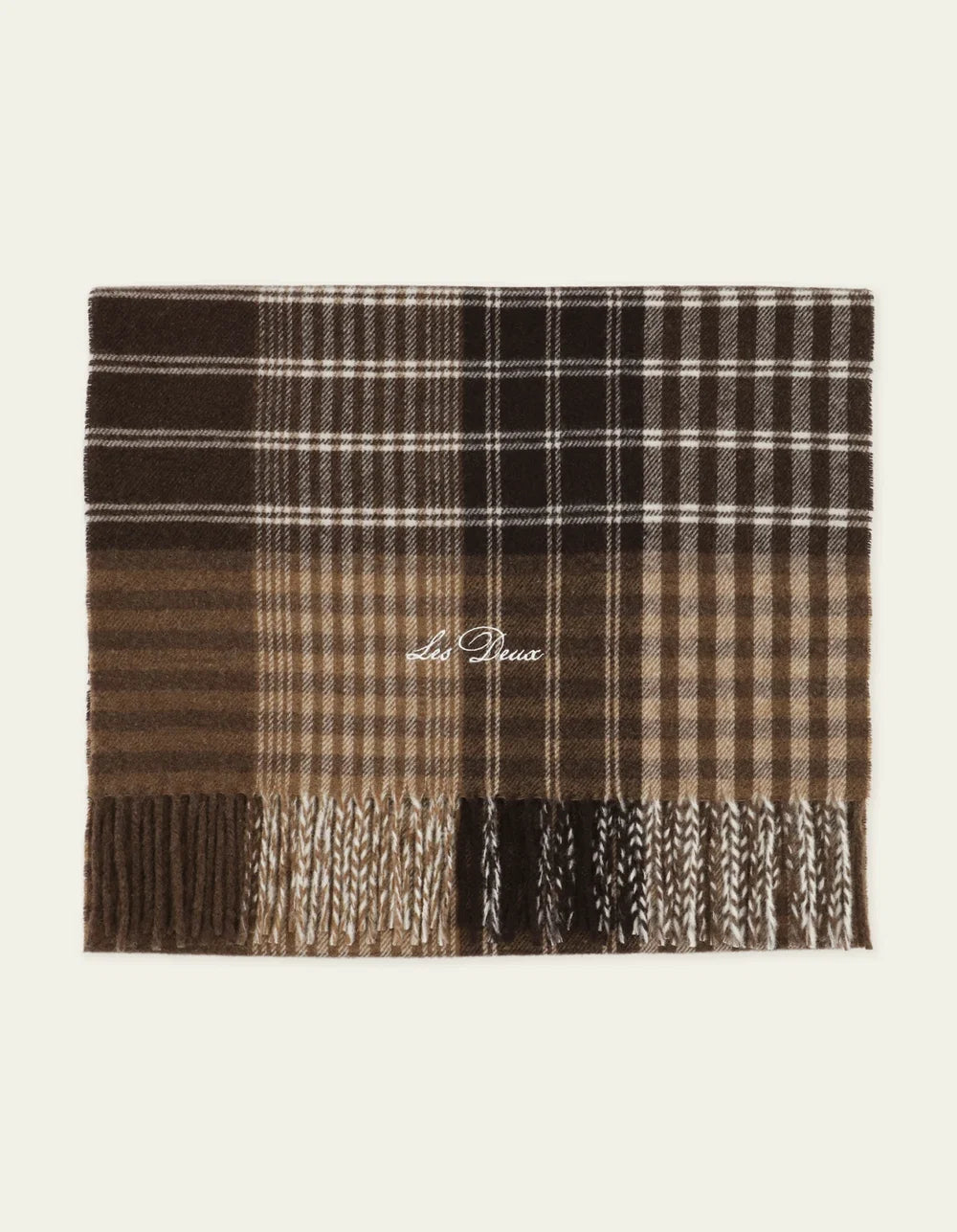 SIGNATURE PATCHWORK CHECK SCARF