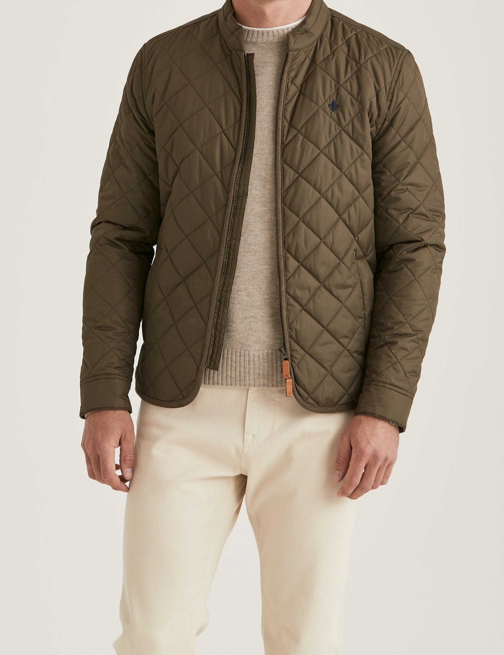 TEDDY QUILTED JACKET 75 OLIVE
