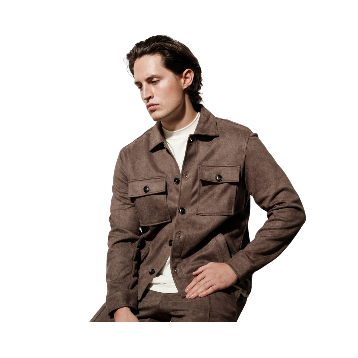 Denki Overshirt - 21 BROWN